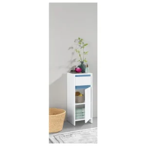 Armoire latérale de salle de bains Oslo, 32 x 80 x 28 cm, blanche — SKU 32JOTCSCT3PE03FJE