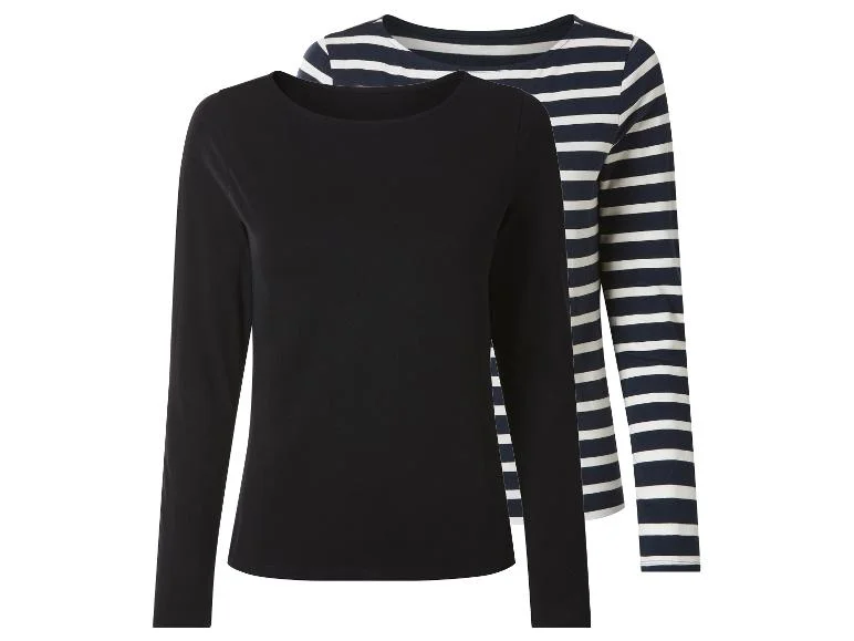 Lot de 2 t-shirts à manches longues femme — SKU X34BAH43ZP4VVG6GB - Image 13