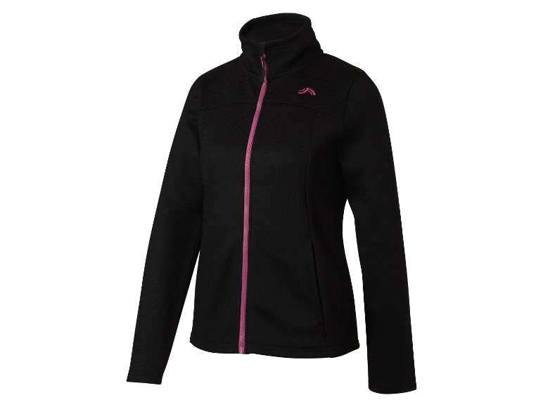 Veste polaire femme en maille, poches latérales - Image 3