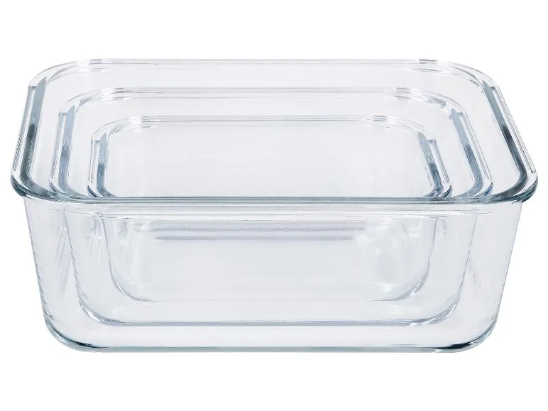 Set de boîtes de conservation en verre, 3 pièces - Image 3