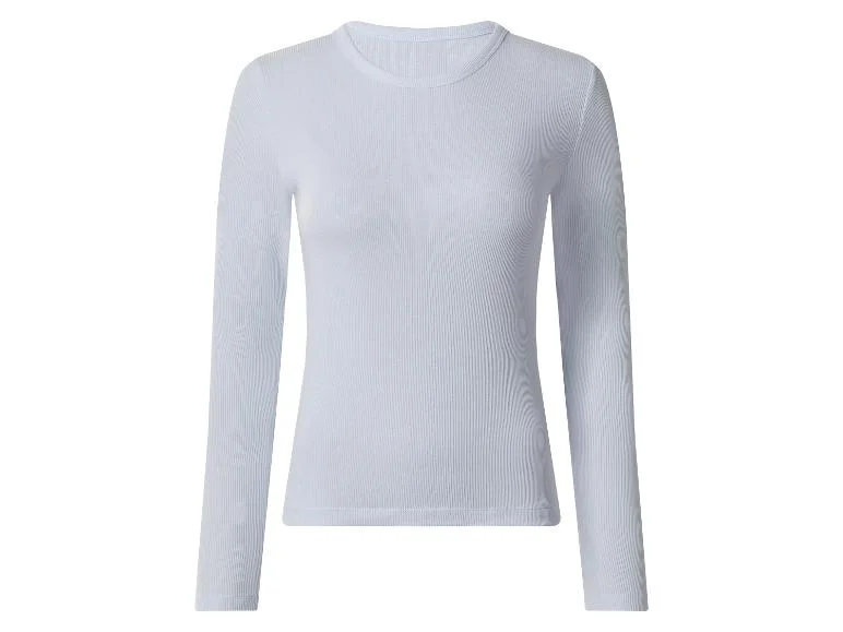 T-shirt côtelé à manches longues femme — SKU QRKBW0L58A26TVZDCL - Image 8