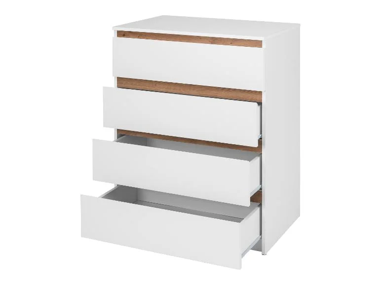 Commode Genève, 80 x 101,5 x 48 cm, blanche - Image 6