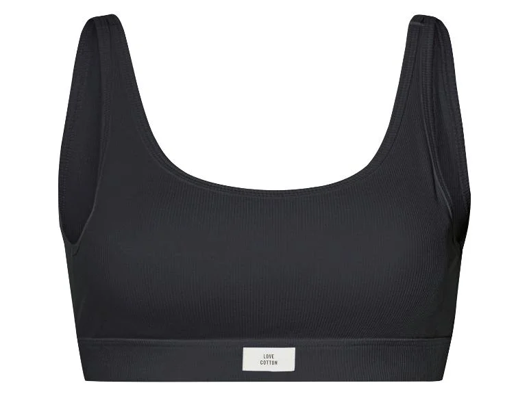 Brassière côtelée femme — SKU W7NUEC7PTAN8ITSCL
