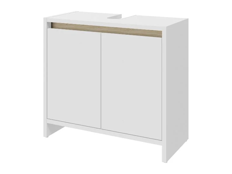 Meuble sous-vasque Oslo, 60 x 55 x 28 cm, blanc — SKU B1T0PNQQ3NIAKLWD - Image 8
