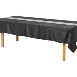Nappe et chemin de table jacquard premium