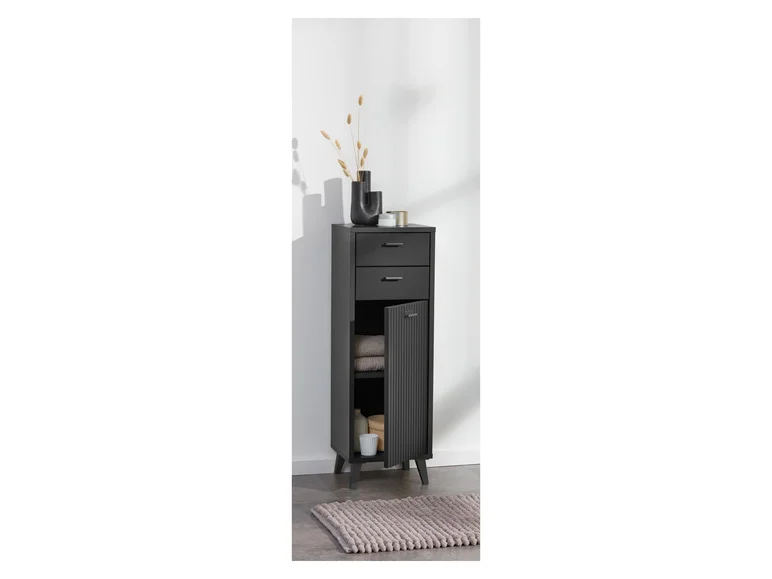 Meuble de salle de bains, 32,2 x 96 x 28 cm, anthracite - Image 3