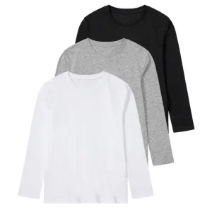 Lot de 3 t-shirts manches longues garçon