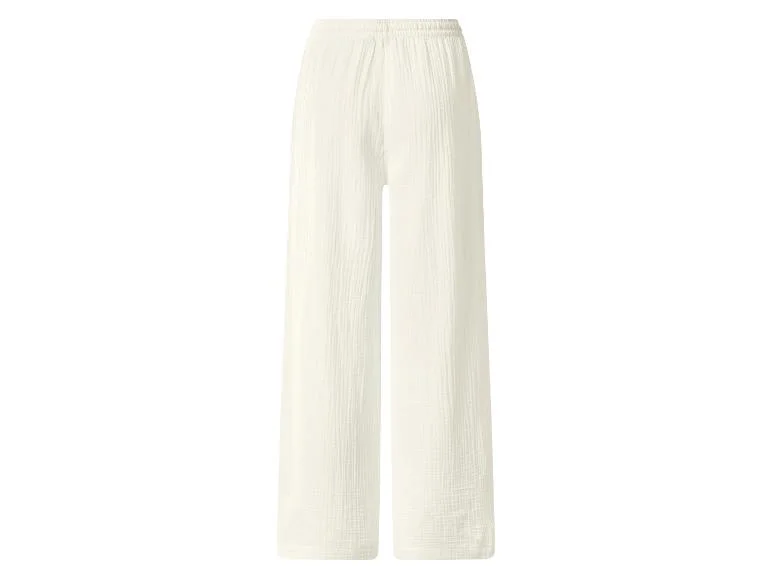 Pantalon large en mousseline femme - Image 5