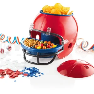 Casque à snacks, imitation casque de football