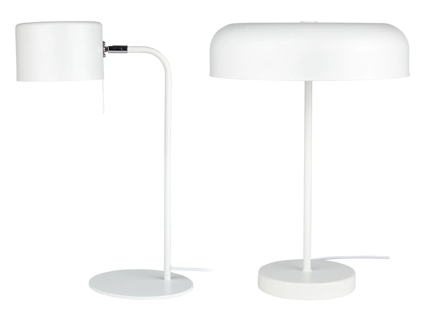 Lampe de table, 1 ou 2 ampoules, blanc mat - Image 13