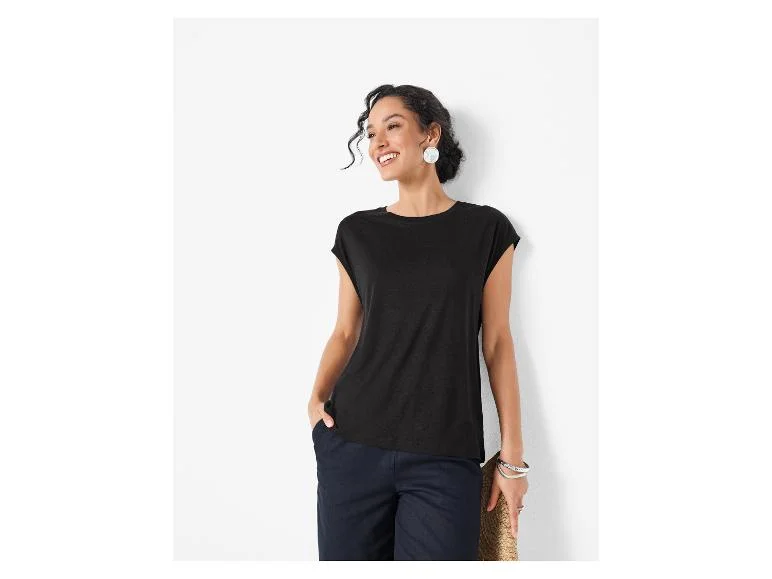 T-shirt en lin Premium femme — SKU GA6AWMQZ8MU6QXIFB - Image 2
