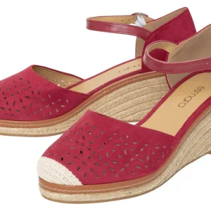 Sandales à talons compensés femme