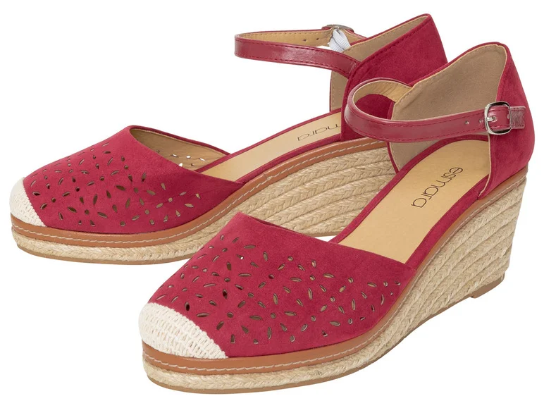 Sandales à talons compensés femme