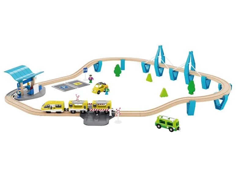 Set de chemin de train en bois - Image 6