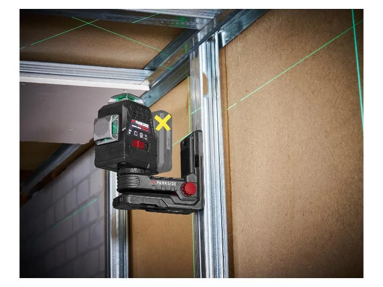 Niveau laser en croix sans fil PKLLP 3360 A1, vert, 30 m 20 V - Image 9