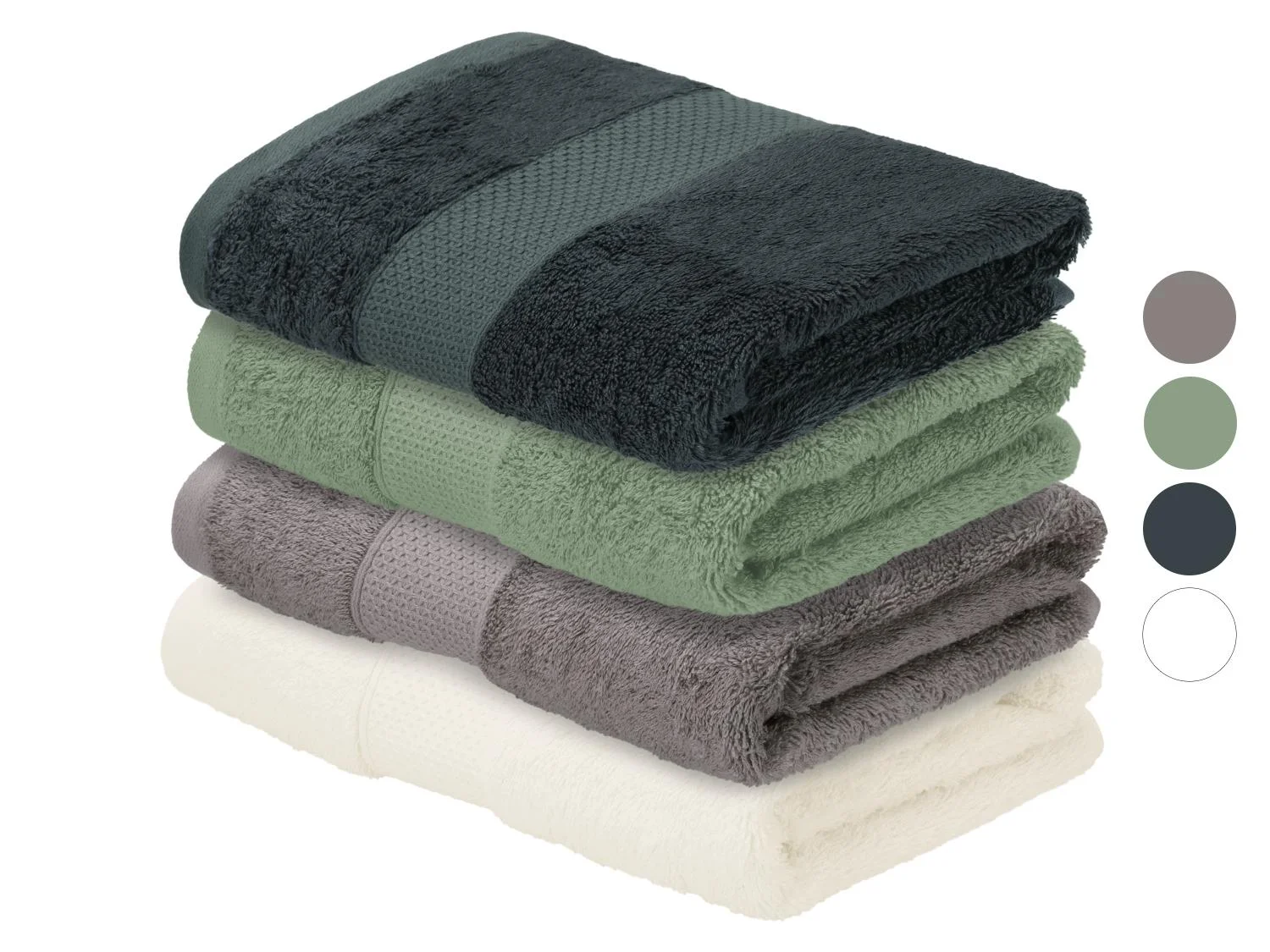 Lot de 2 serviettes de toilette Premium, 50 x 100 cm - Image 16