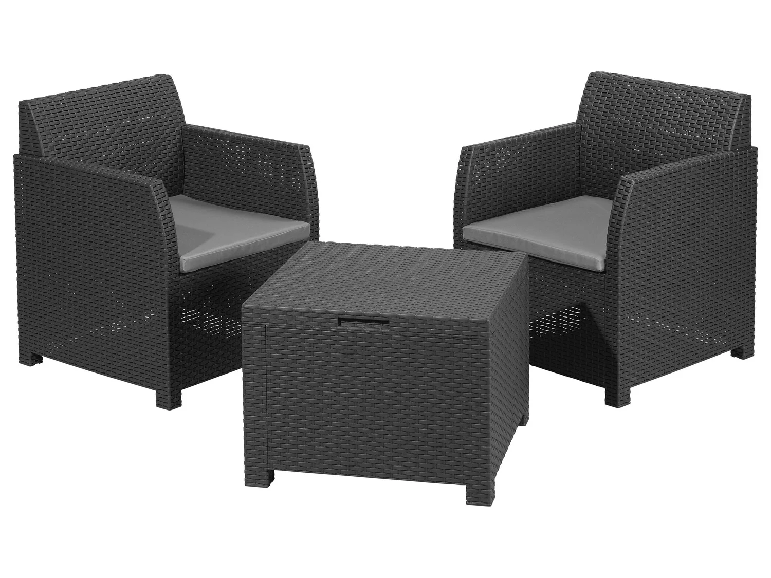 Ensemble de meubles de balcon, anthracite/gris, 3 pièces — SKU 529EG1L9MKU6ENGJD - Image 6
