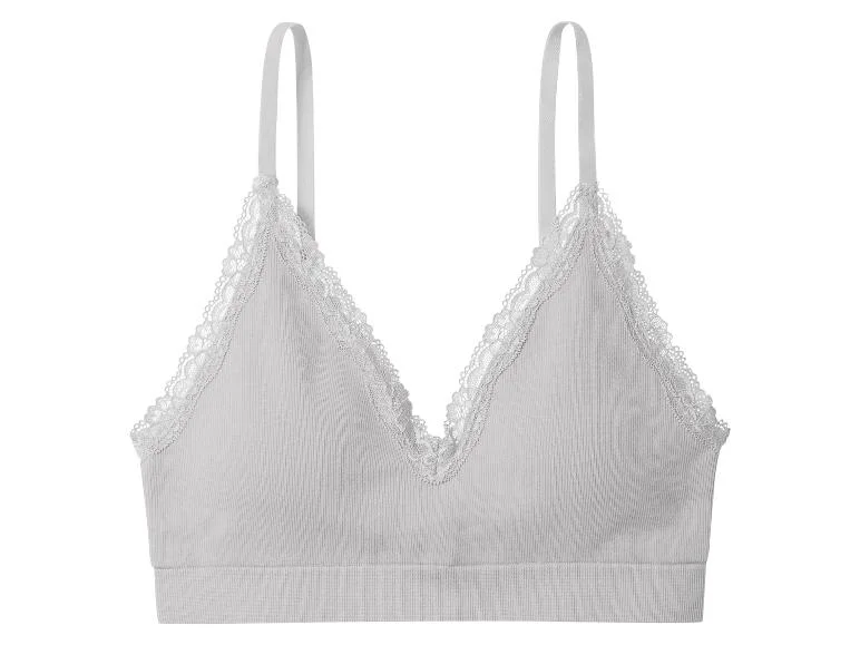 Brassière côtelée à dentelle femme — SKU C2BNE97R0I4B0V84X - Image 5