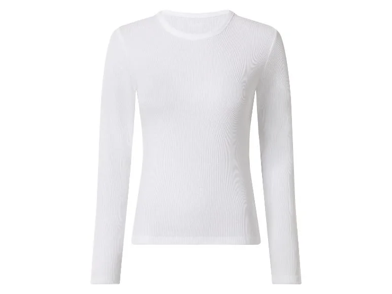 T-shirt côtelé à manches longues femme — SKU QRKBW0L58A26TVZDCL - Image 9