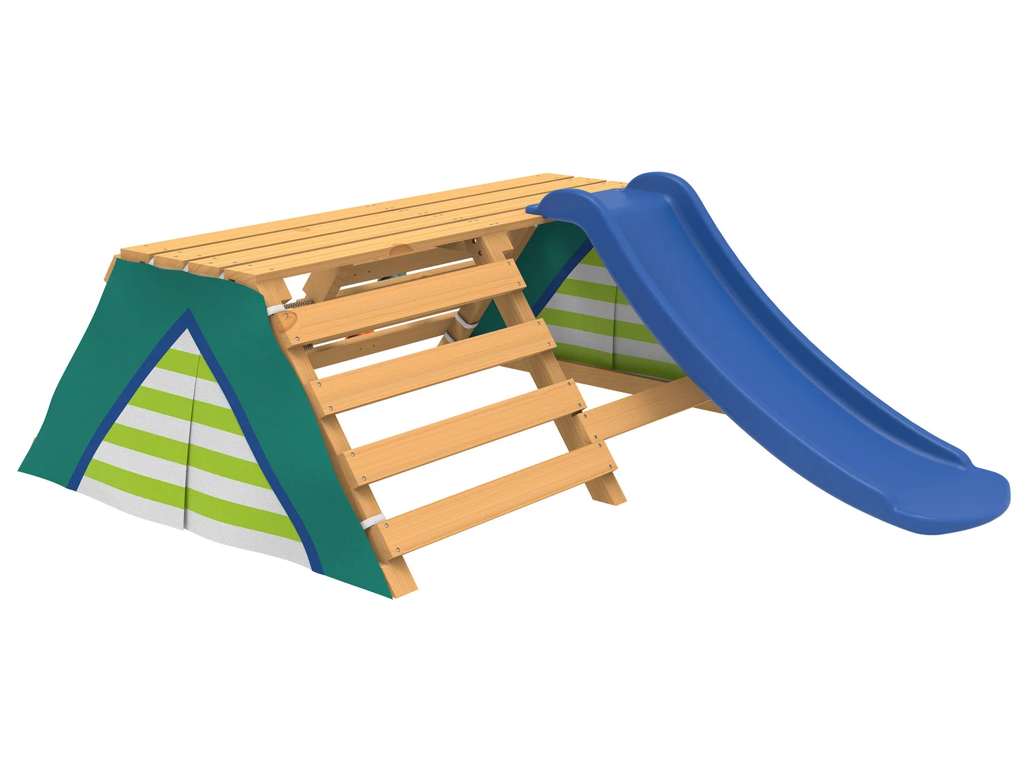 Playtive Tipi avec filet d'escalade et toboggan - Image 6