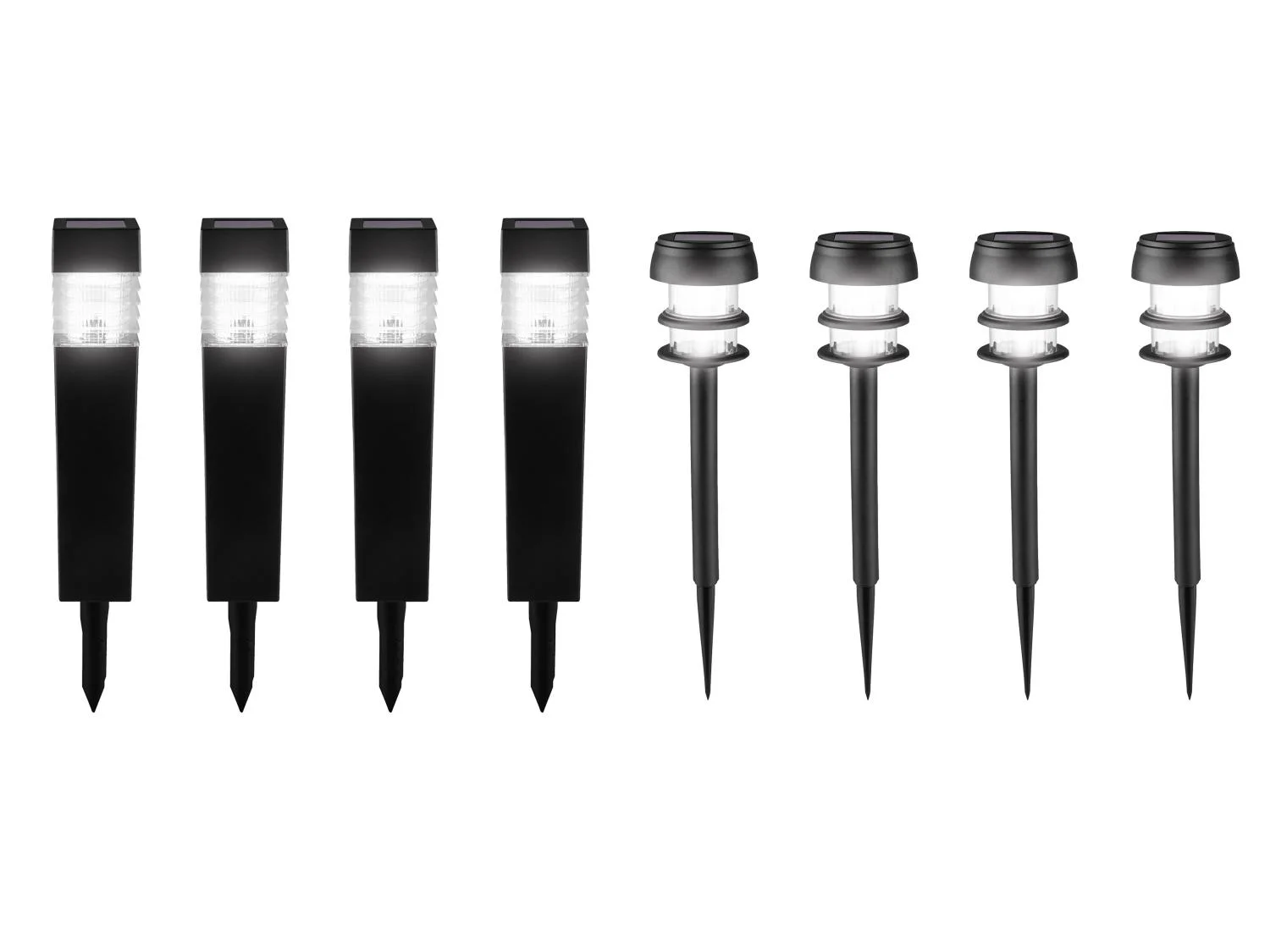 Lot de 4 balises solaires à LED - Image 18