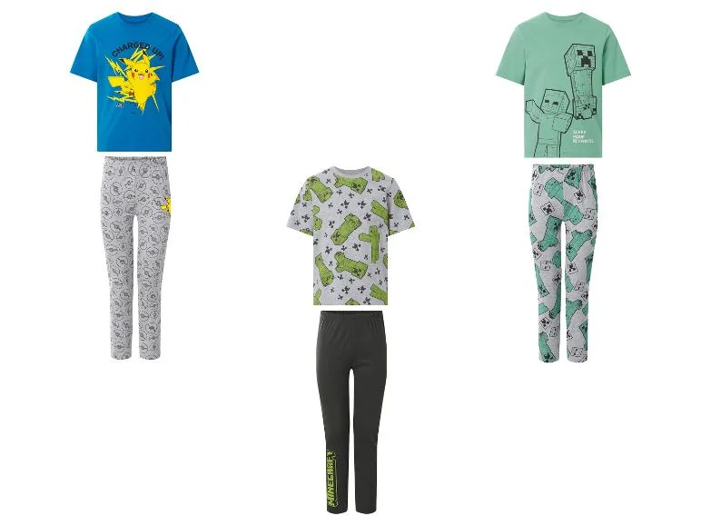 Ensemble pyjama Minecraft ou Pokemon enfant - Image 5