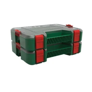 Lot de 3 boîtes à compartiments empilables