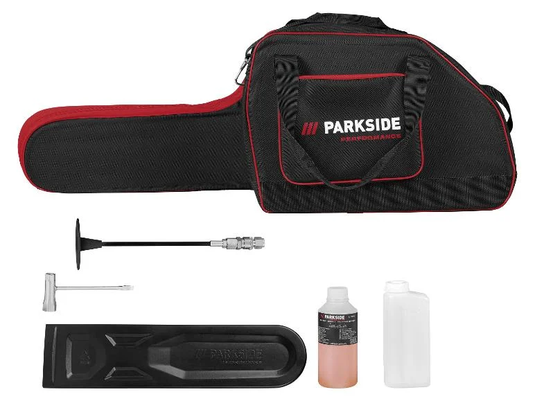 Tronçonneuse à essence avec démarrage électrique PPBKS 56 B2, 56 cm3, 20 V