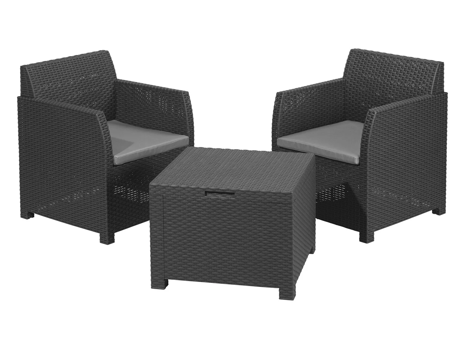 Ensemble de meubles de balcon, anthracite/gris, 3 pièces — SKU 1PQTF8SR6UW5YGA4C - Image 6