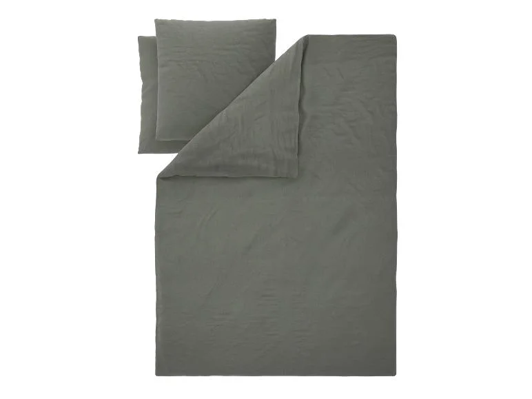 Parure de lit en lin mélangé, 240 x 220 cm — SKU UIN8FQFPN2OI55T2BL - Image 5