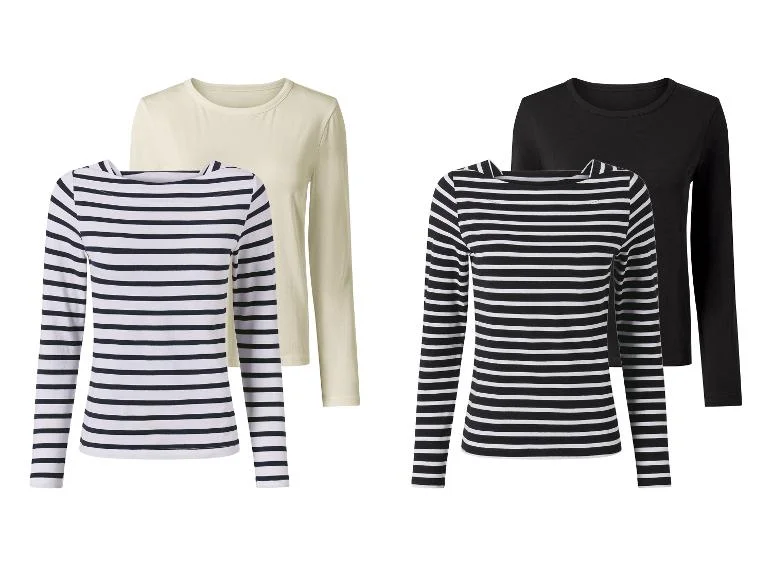 Lot de 2 t-shirts manches longues femme — SKU I0CWNY5S4CWUNNH3D - Image 2