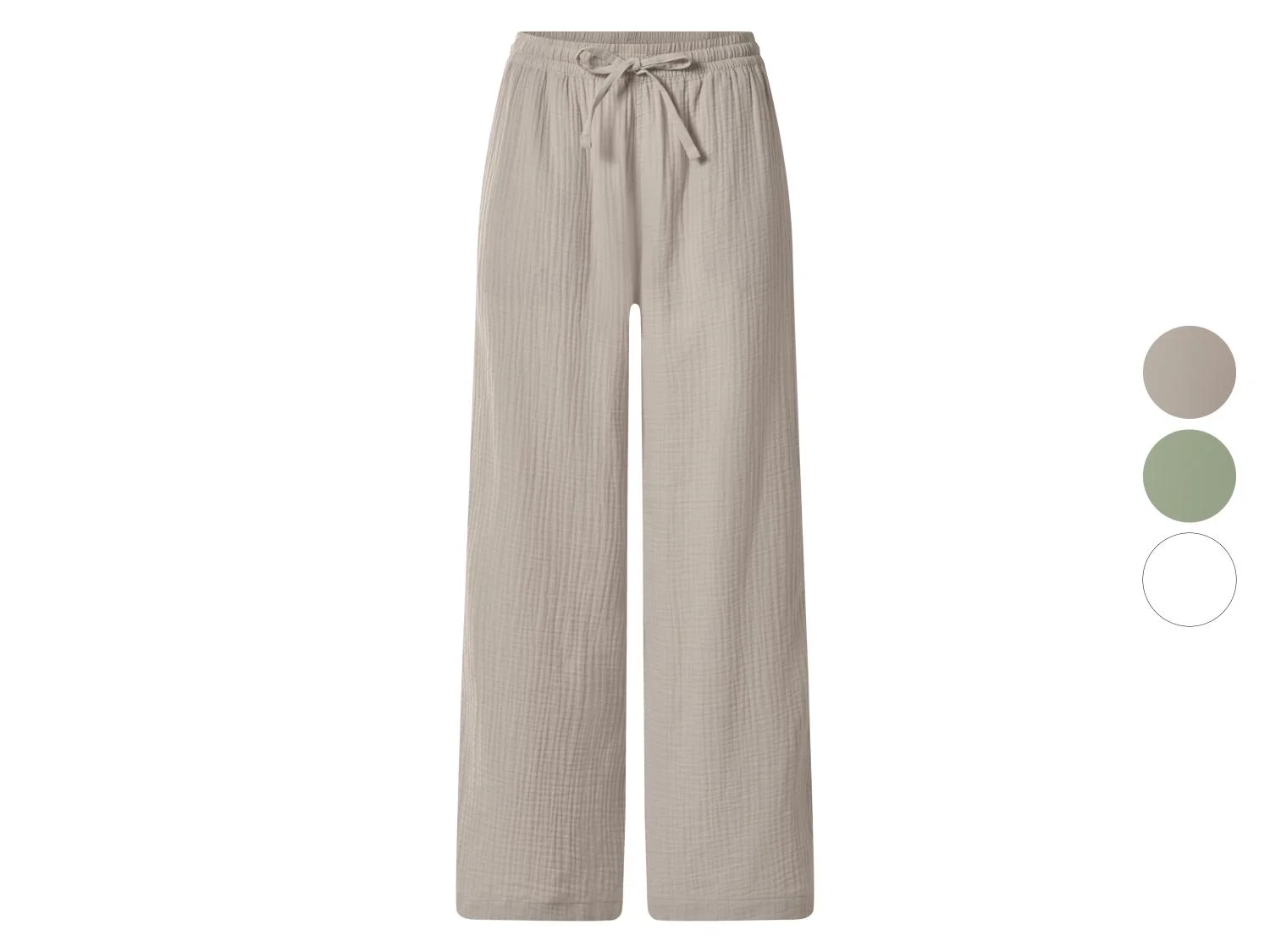 Pantalon large en mousseline femme - Image 12