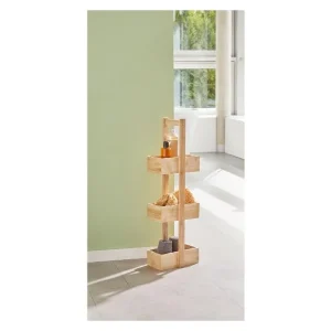 Rangements en bambou pour salle de bains