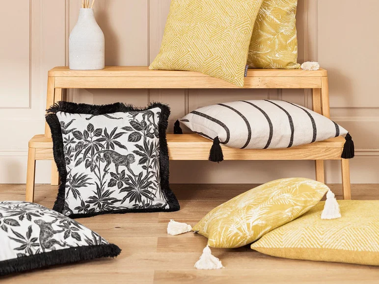 Housse de coussin MONKEY avec franges - Image 2