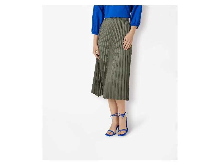 Jupe midi en satin femme - Image 4