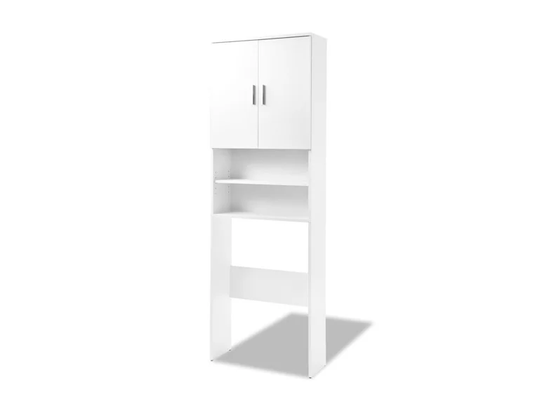Meuble pour machine à laver Liverpool, 64,5 x 190 x 25 cm, blanc - Image 4