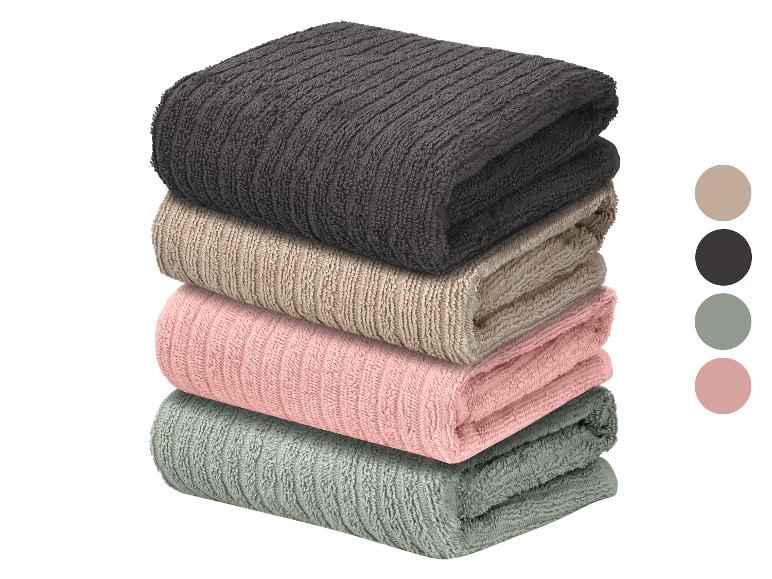 Lot de 2 serviettes de toilette en éponge, 50 x 100 cm — SKU RVAV3X3ILH0Y1FUF