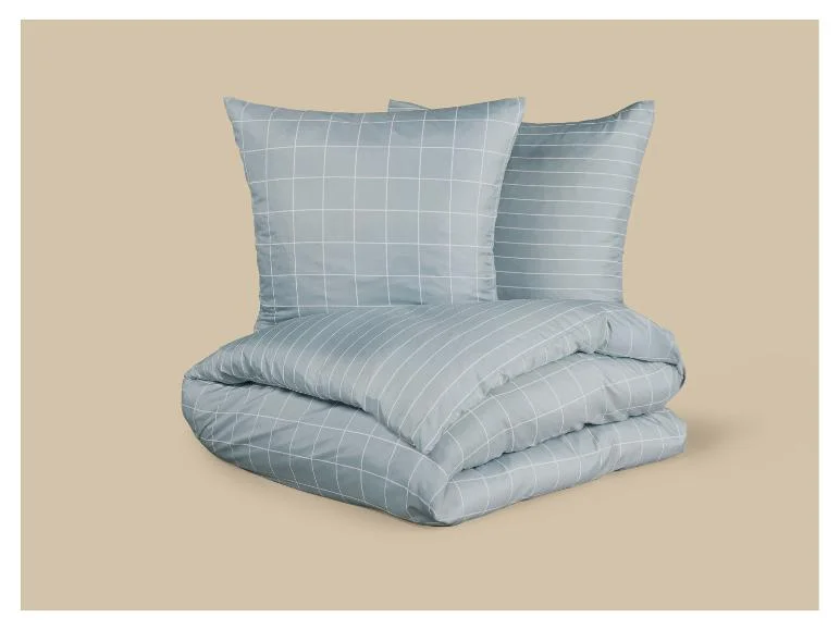 Parure de lit double face en satin microfibre, 240 x 220 cm - Image 7