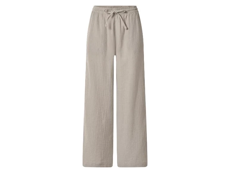 Pantalon large en mousseline femme - Image 2
