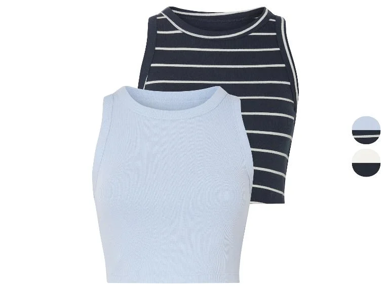 Lot de 2 tops courts femme - Image 2