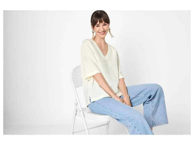 Blouse en mousseline femme — SKU V7A4IV1F2AE5U0KX3A - Image 14