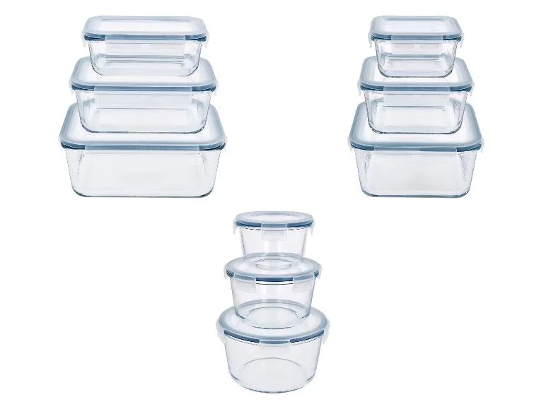 Set de boîtes de conservation en verre, 3 pièces - Image 5