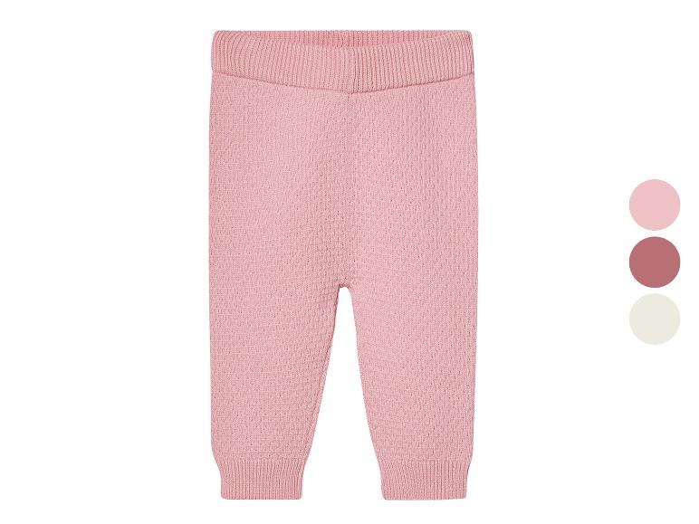 Pantalon en tricot pour bébé fille