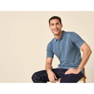 Polo en maille fine premium pour homme