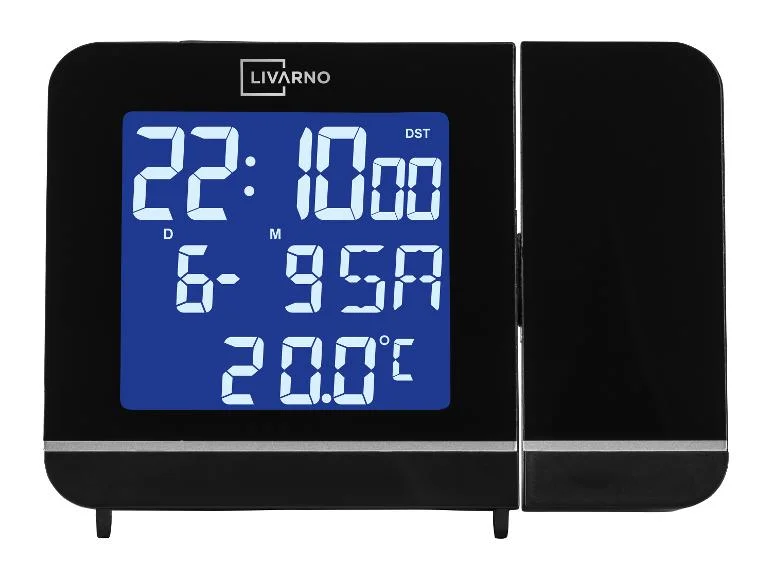 Réveil radioguidé avec projecteur