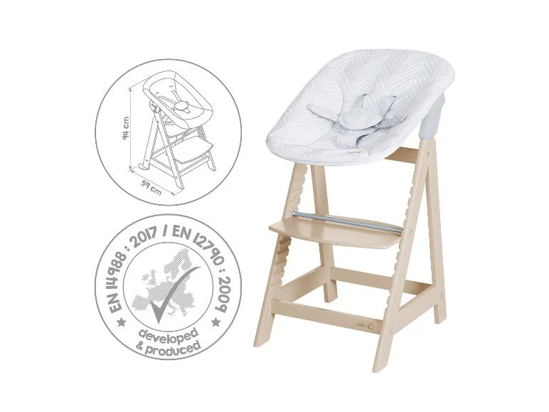 Chaise haute évolutive Born Up Zick Zack 2 en 1 - Image 42