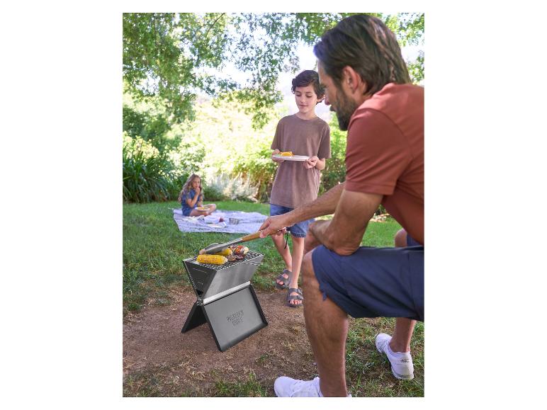 Barbecue pliant au charbon de bois, 33,5 x 23 cm - Image 5