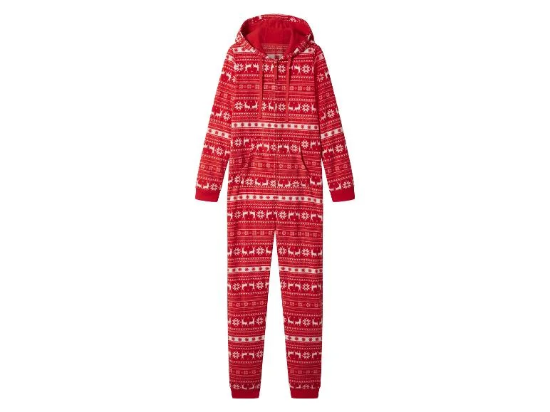 Combinaison polaire de Noël femme
