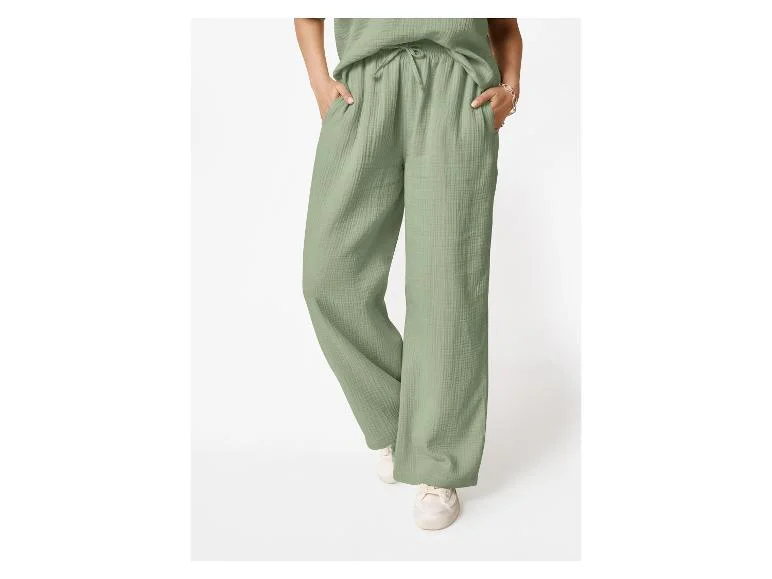 Pantalon large en mousseline femme - Image 6