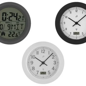 Horloge radioguidée pour salle de bains
